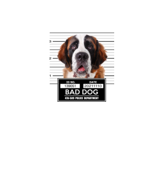 Bernáthegyi - Bad Dog minta fehér pólón