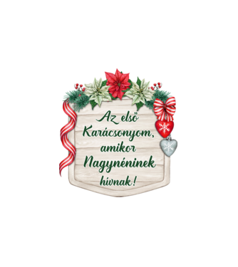 Nagynéninek hívnak minta fehér pólón
