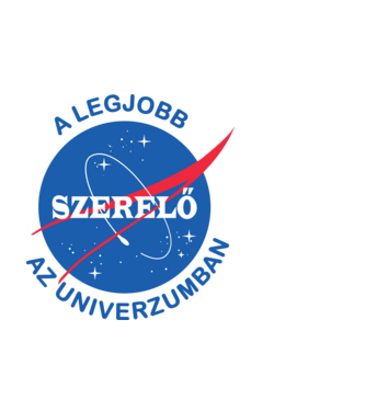 A legjobb szerelő az univerzumban minta fekete pólón