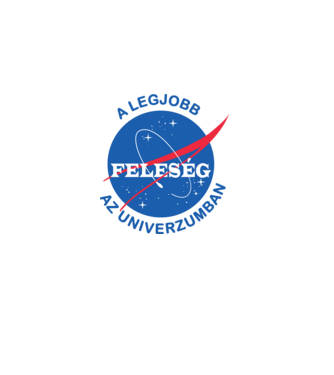 A legjobb feleség az univerzumban minta fehér pólón