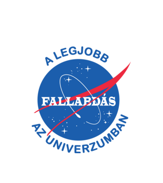 A legjobb fallabdás az univerzumban minta fehér pólón