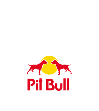 Pitbull - Márkaparódia minta királykék pólón