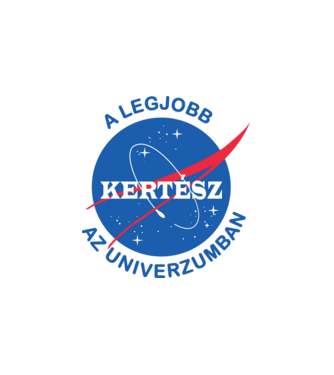 A legjobb kertész az univerzumban minta fehér pólón