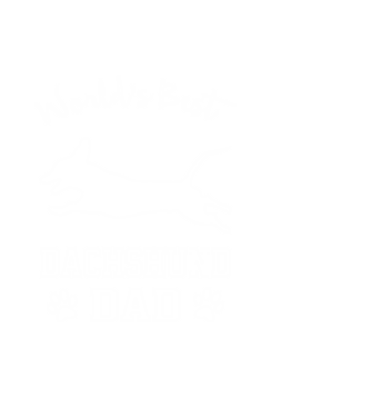 World's Best Dachshund Dad minta fekete pólón