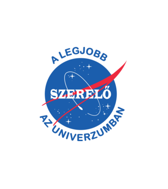 A legjobb szerelő az univerzumban minta fehér pólón