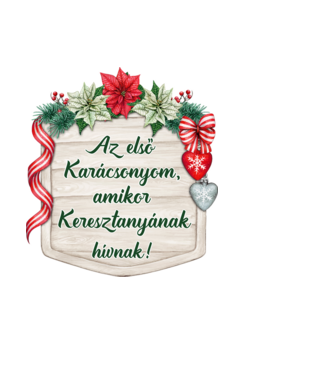 Keresztanyának hívnak minta világoskék pólón