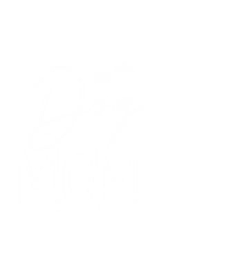 Dog Mom minta fehér pólón