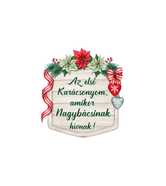 Nagybácsinak hívnak minta fehér pólón