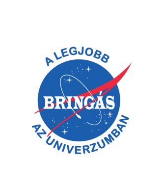 A legjobb bringás az univerzumban minta fehér pólón