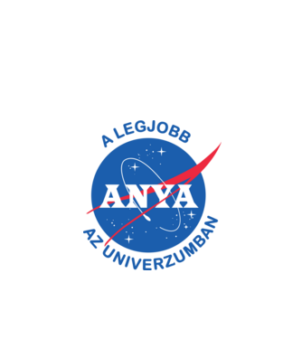 Legjobb anya az univerzumban minta fehér pólón