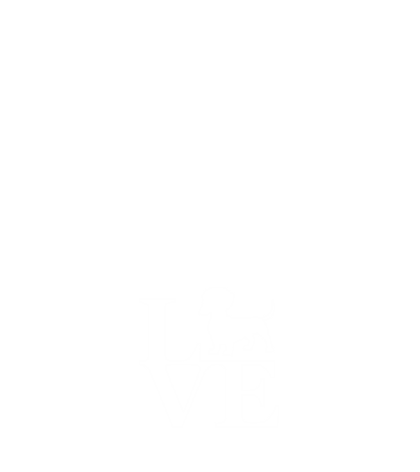 Love Dachshund minta fehér pólón