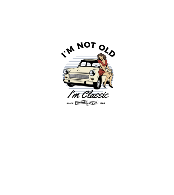 Trabant-I'am not old minta szürke pólón