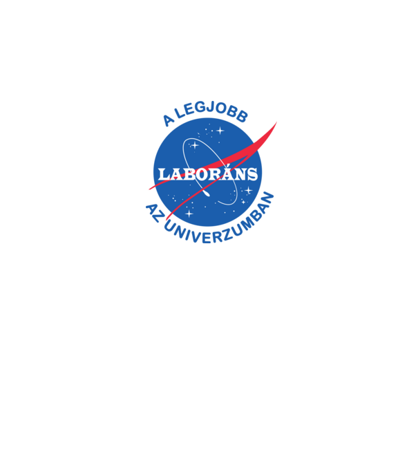 A legjobb laboráns az univerzumban minta fehér pólón