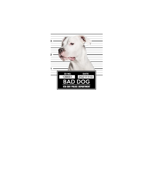 Argentin Dog - Bad Dog minta fehér pólón