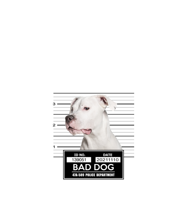 Argentin Dog - Bad Dog minta fehér pólón