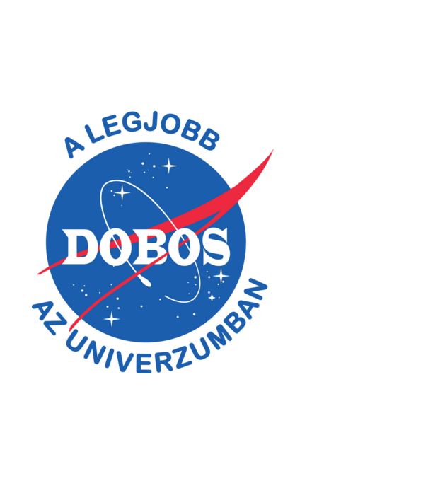 Legjobb dobos az univerzumban minta fehér pólón