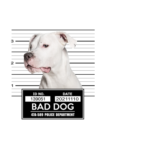 Argentin Dog - Bad Dog minta fehér pólón
