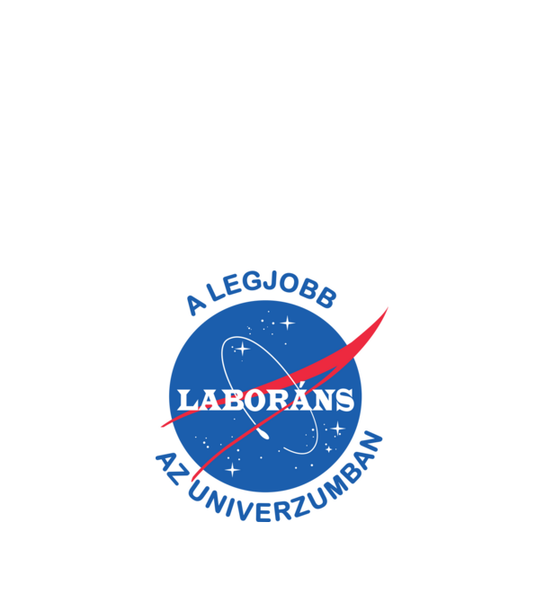 A legjobb laboráns az univerzumban minta fehér pólón