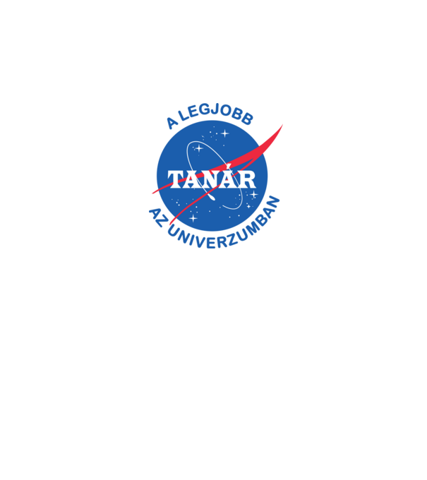 A legjobb tanár az univerzumban minta szürke pólón