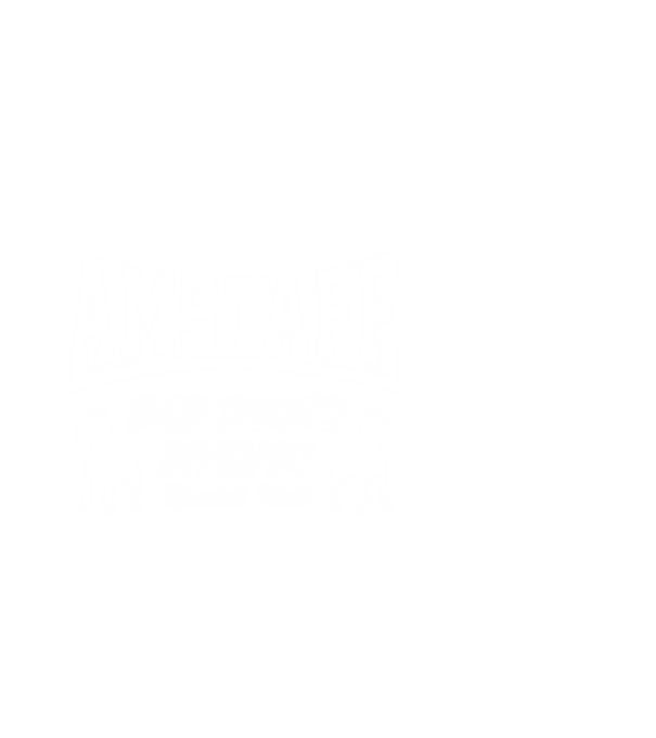 Amstaff bad Bones Division minta fehér pólón