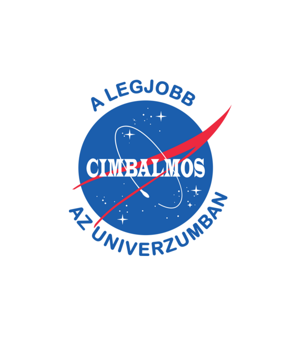 Legjobb cimbalmos az univerzumban minta fehér pólón