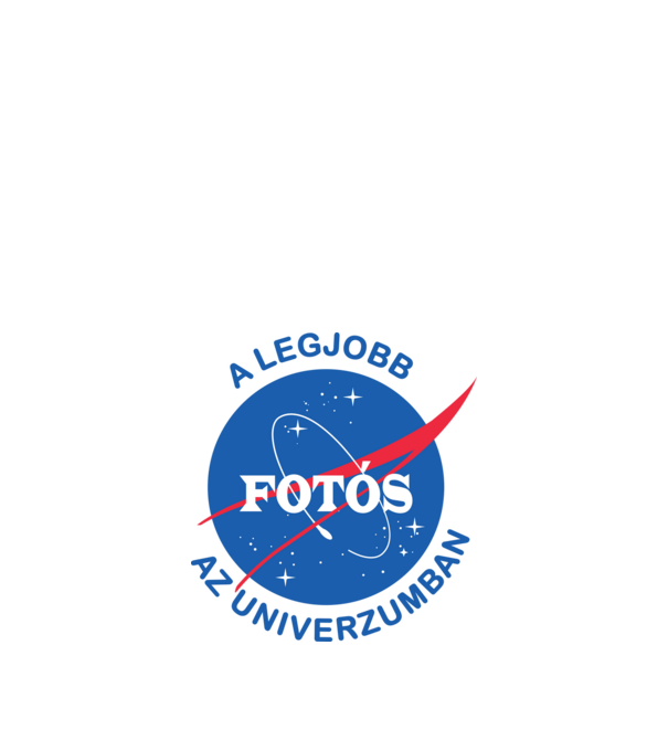 A legjobb fotós az univerzumban minta fehér pólón