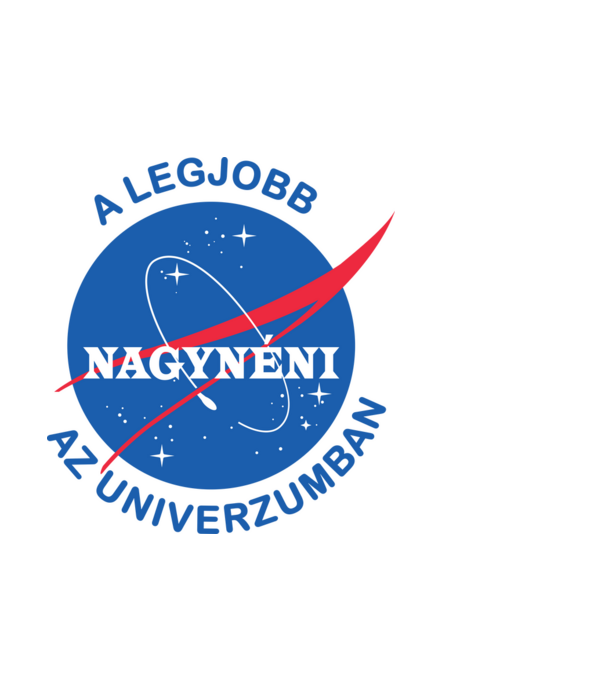 A legjobb nagynéni az univerzumban minta világoskék pólón