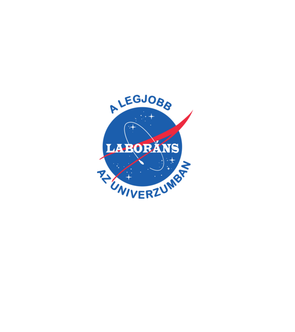 A legjobb laboráns az univerzumban minta fehér pólón