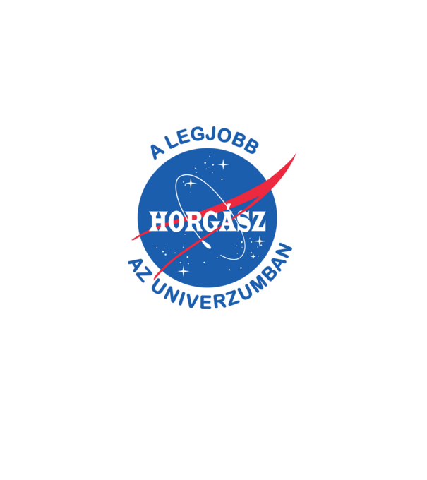 A legjobb horgász az univerzumban minta fehér pólón