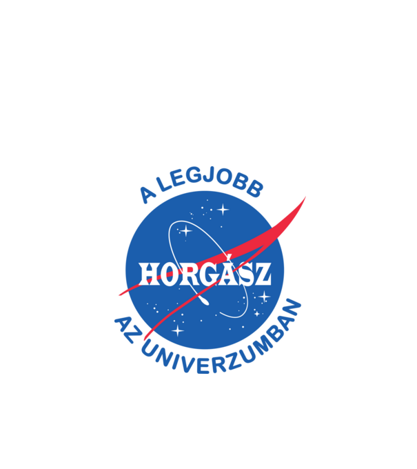 A legjobb horgász az univerzumban minta fehér pólón