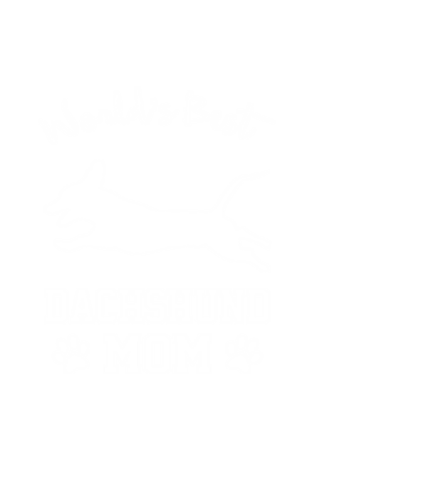 World's Best Dachshund Mom minta fekete pólón
