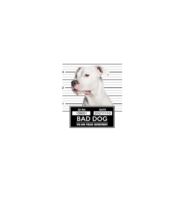 Argentin Dog - Bad Dog minta fehér/piros pólón