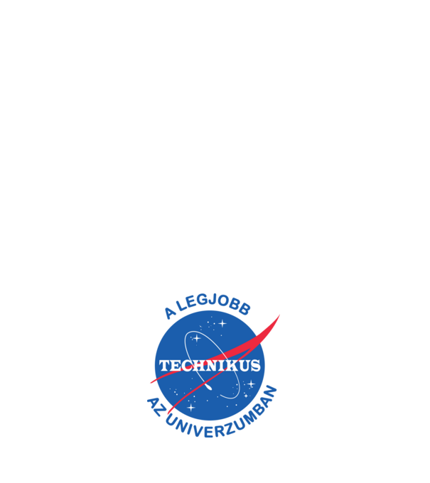 A legjobb technikus az univerzumban minta világos rózsaszín pólón