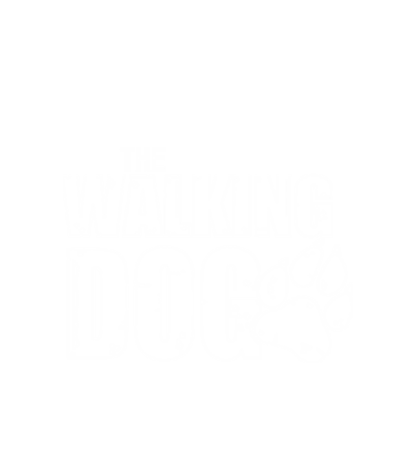 The walking dog minta fehér pólón