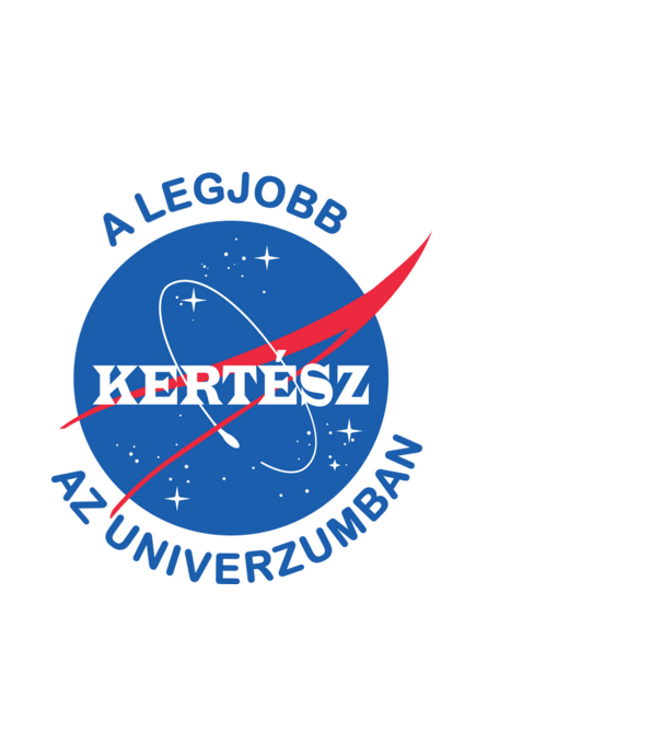 A legjobb kertész az univerzumban minta világoskék pólón