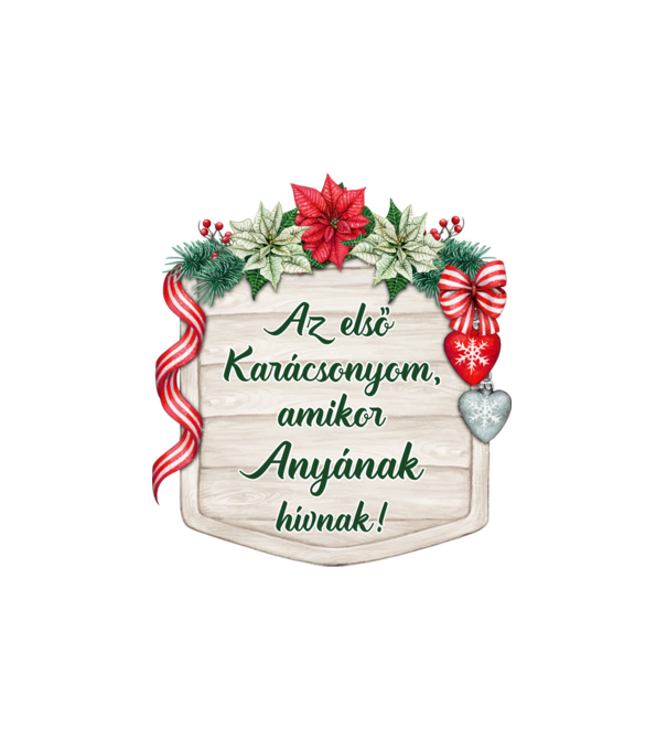 Anyának hívnak minta fehér pólón