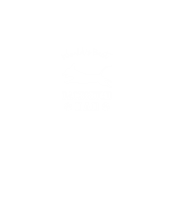 World's Best Dachshund Dad minta fekete pólón