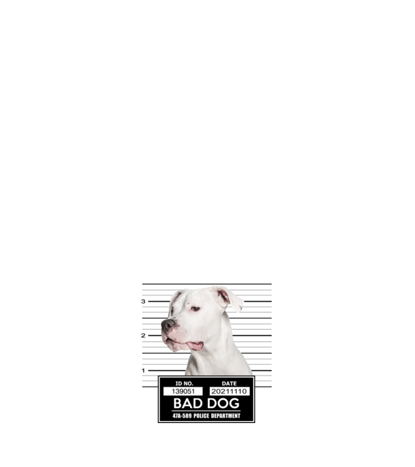 Argentin Dog - Bad Dog minta világos rózsaszín pólón