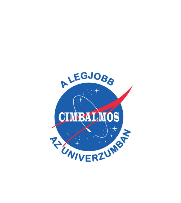 Legjobb cimbalmos az univerzumban minta fehér pólón