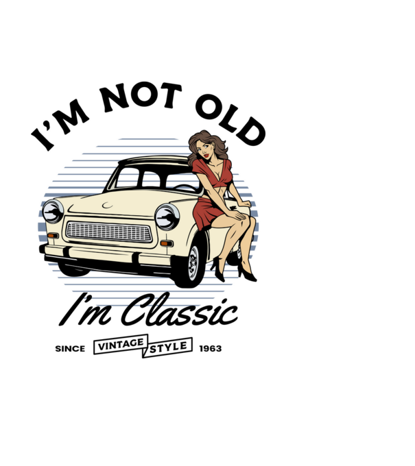 Trabant-I'am not old minta fekete pólón