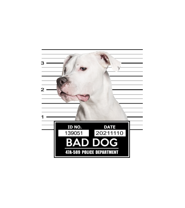 Argentin Dog - Bad Dog minta fehér pólón