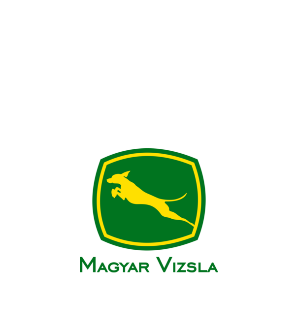 Vizsla minta fekete pólón