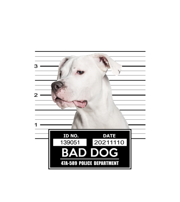 Argentin Dog - Bad Dog minta fehér pólón