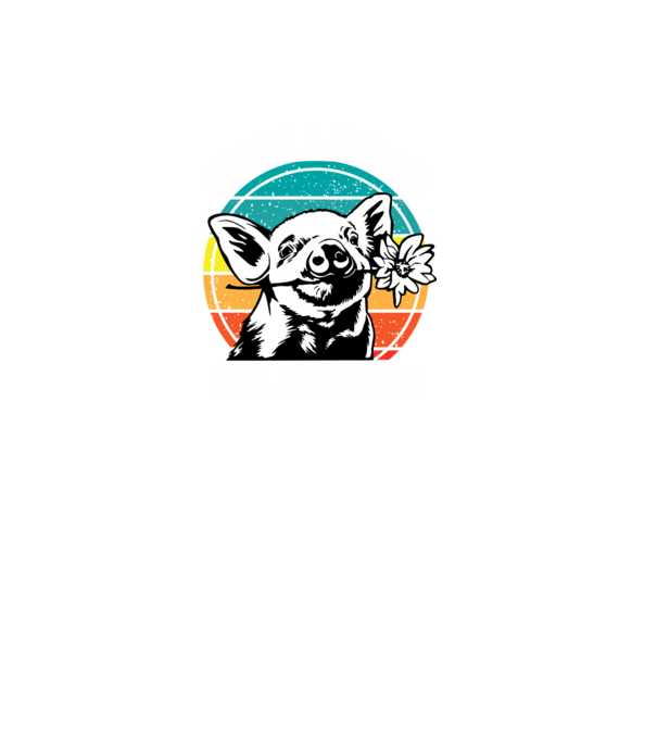 I'm not a burger - Go vegan! minta fekete pólón