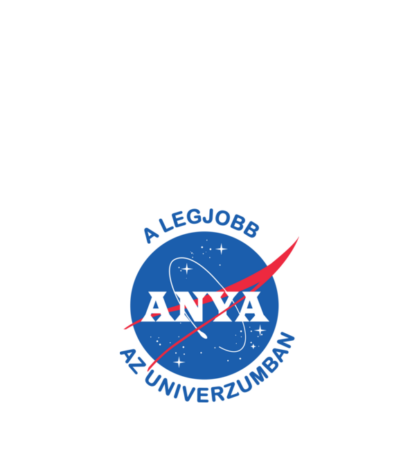 Legjobb anya az univerzumban minta fehér pólón