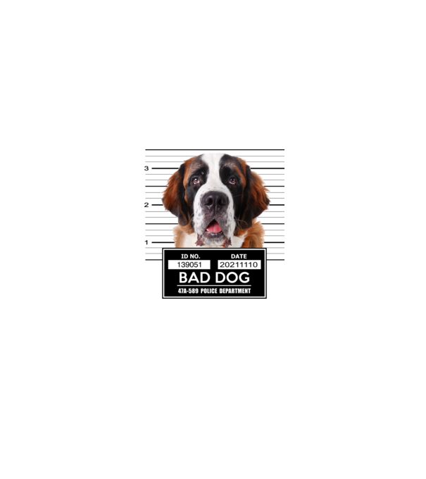Bernáthegyi - Bad Dog minta fehér/piros pólón