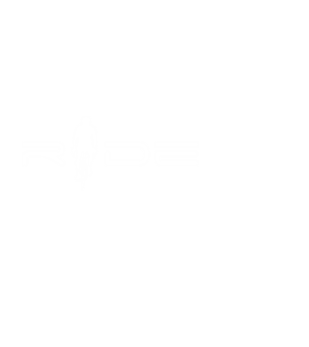 Ride minta fekete pólón
