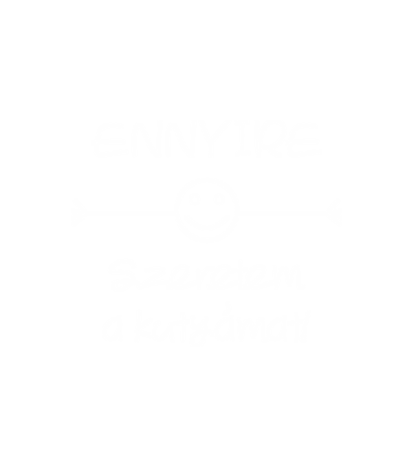 Ennyire szeretem a kutyámat minta fehér pólón