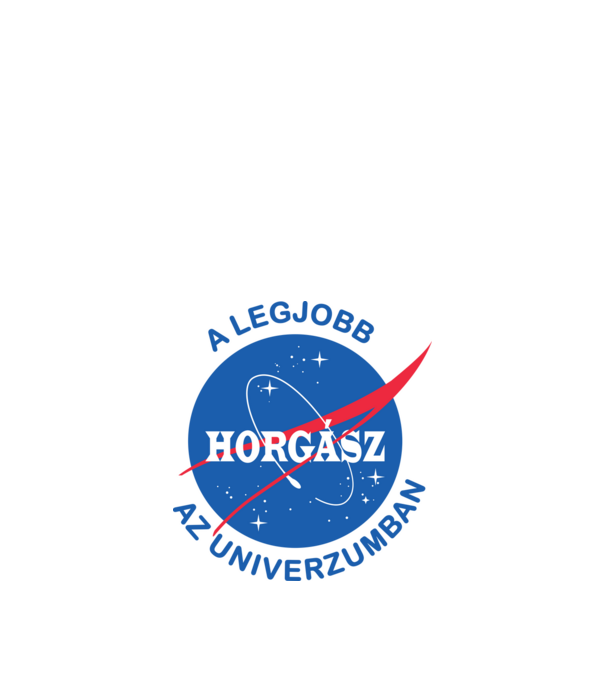 A legjobb horgász az univerzumban minta fehér pólón
