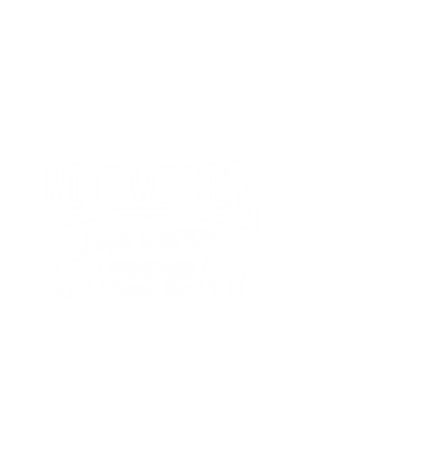 Rottweiler Bad Bones Division minta fekete pólón